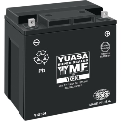 Polaris 450 500 600 700 SPORTSMAN YUASA MAINTENANCE VRLA FREE BATTERY YIX30L-BS