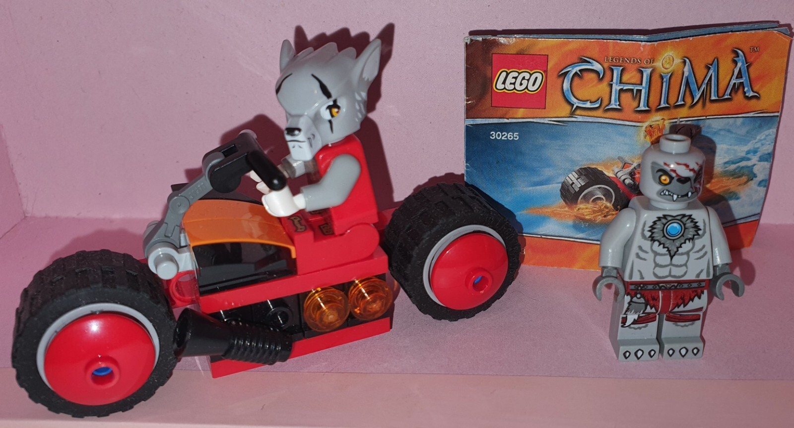 LEGO CHIMA 30265 ""Worriz' Fire Bike""  plus another figure