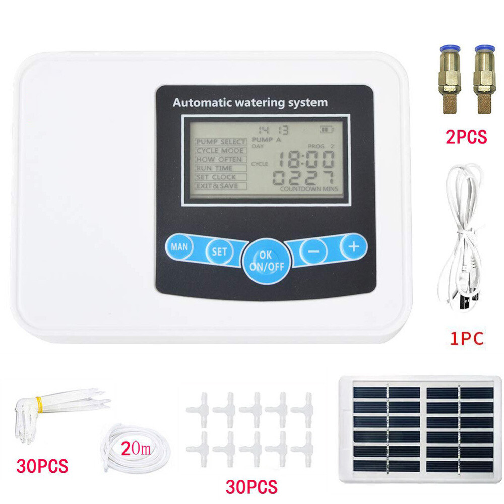 Pompa Irrigazione Pannello Solare Avtytsda Sistema Di Irrigazione Automatico Kit Di Irrigazione A Irrigazione Piante Vacanza - Foto 11