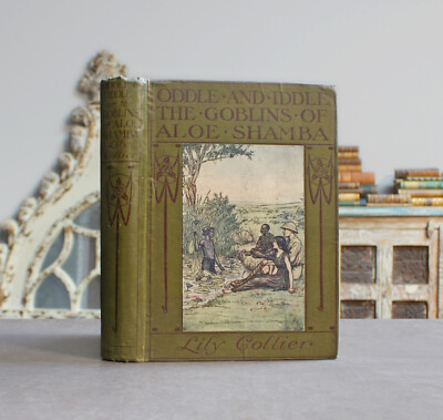 Rare Antique Old Book Goblins Fairy Tale 1912 Illustrated Magic Elves Scarce  