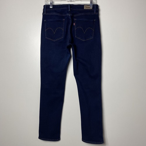levis women’s midrise skinny denim blue jeans size 10 - Picture 4 of 8