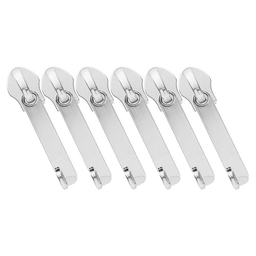 6 Pcs Explosion-proof Zipper Puller Travel Luggage Clips for Suitcases Lock