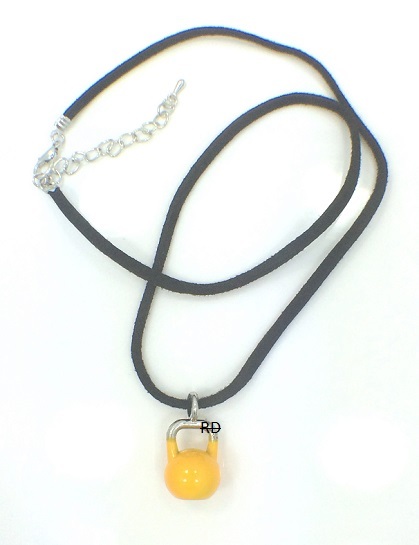 Kettlebell Sporty Necklace Choose Yours Color From 11 Colors