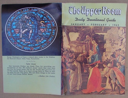 Alcoholics Anonymous Devotional AA History The Upper Room January-February 1965 - Imagen 5 de 6