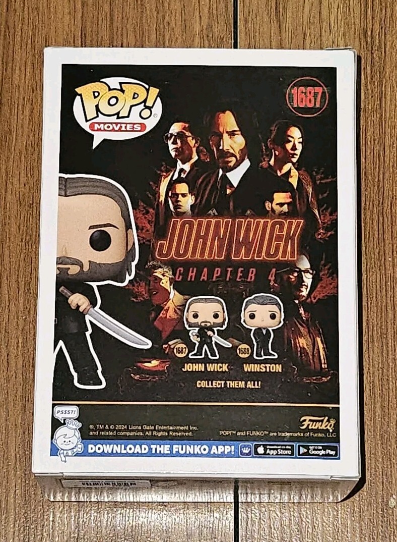 Funko Pop Movies #1687 John Wick Chapter 4 | eBay