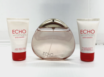 Echo by Davidoff Women's 3pc Set 3.4oz EDP, 1.7oz Body Cream, 1.7