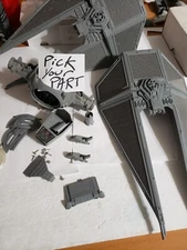 Tie Interceptor Parts 1978 wings Battery cover Canopy PICK Star Wars Vintage