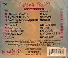 1249 POP  POCKET SONGS KARAOKE CDG  LOT MI