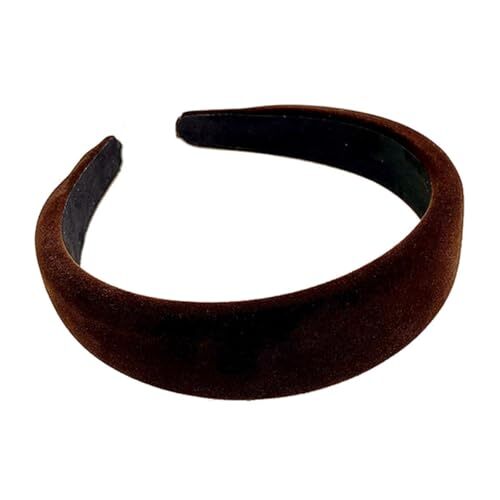 Women\'s Velvet Headbands Non Slip Wide Hairbands Elegant Stylish Comfortable Amazon.com : 4Pcs Black Velvet Headband for Women Girls Wide  main image 4