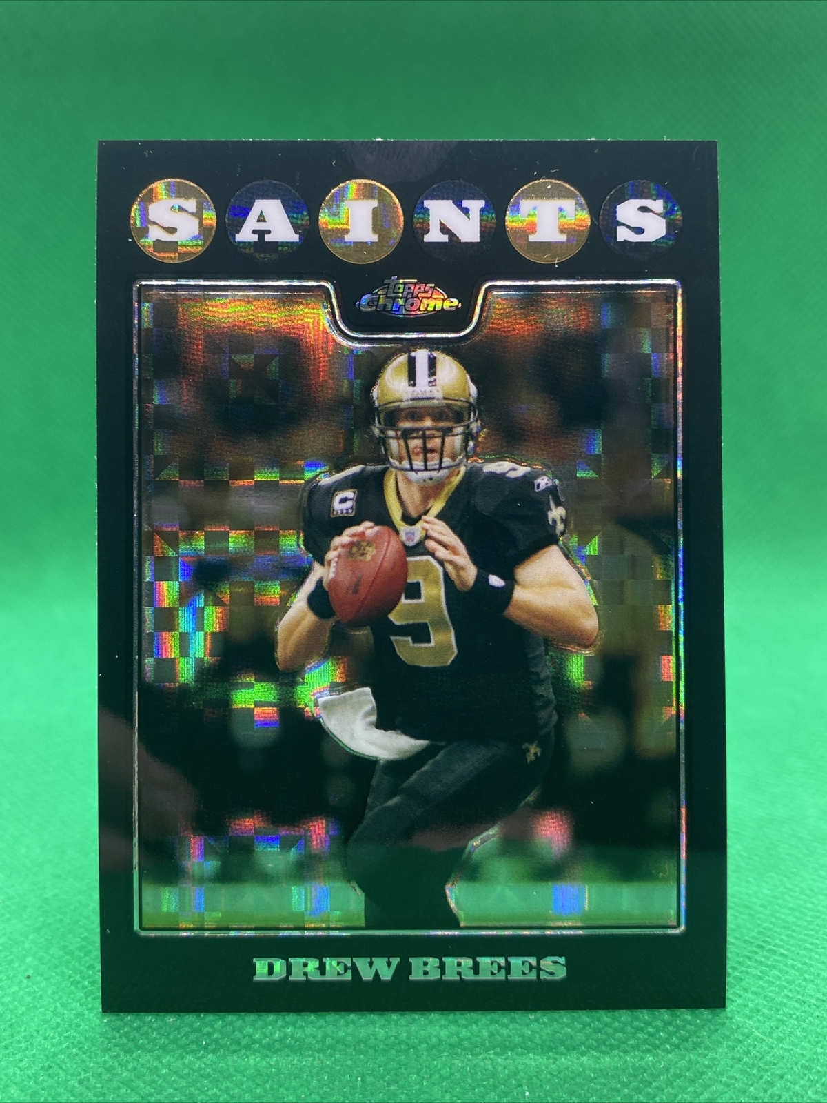 2008 Topps Chrome X-Fractor #TC1 Drew Brees