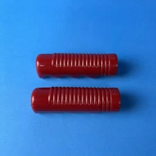TRICYCLE GRIPS RED 2-5/8" LONG 5/8" I.D. FOR TRICYCLE SCOOTER OTHERS VINTAGE NOS