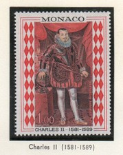 Monaco 1968 le prince Charles II Y&T 770 timbre neuf/TE1752