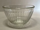 Pyrex 5.5" Clear Ribbed Small Mixing Bowl 3 Cup 750 ml  # 7401-S USA Mint!