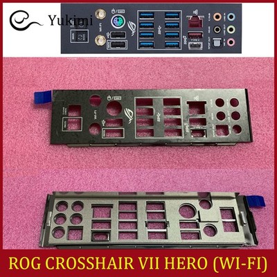 NEW FOR ASUS ROG CROSSHAIR VII HERO (WI-FI) Ｍotherboard I/O Shield Backplate