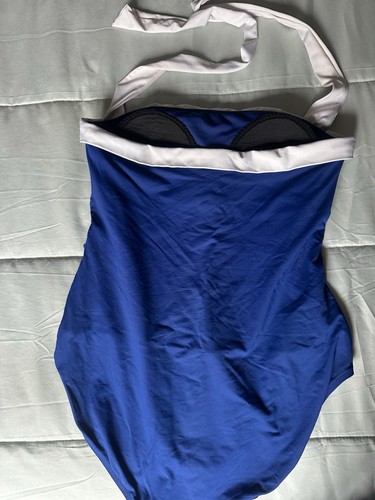 Lauren Ralph Lauren Neckholder Einteiler Bademode royalblau Größe 18 - Bild 3 von 5