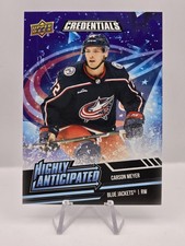 2022-23 Upper Deck Credentials #HA-37 Carson Meyer Highly Anticipated