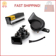 FARBIN Horns Auto Horn 12V Car Horn Loud Dual-Tone Waterproof Electric Snail Hor