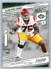 2021 Panini Prestige #261 Alijah Vera-Tucker New York Jets Rookie RC