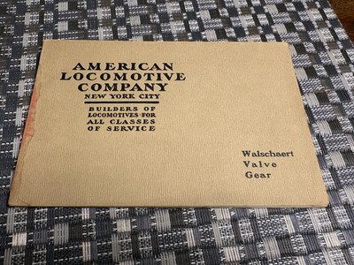 American Locomotive Company Walschaert Ventilgetriebe ORIGINAL SELTEN