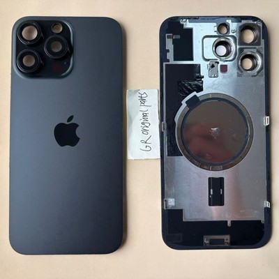 Original Pulled OEM iPhone 16 Pro Max Back Glass Replacement Grade A Black