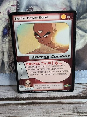 Dragon Ball Z CCG Tien's Power Burst 58 Frieza Saga Unlimited Uncommon Score MP