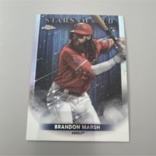 Topps 2022 Update Brandon Marsh Angels Stars of MLB Chrome Insert #SMLBC-62