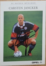 🇩🇪 Carsten Jancker – FC Bayern München – Autogrammkarte 1997/1998 ✨