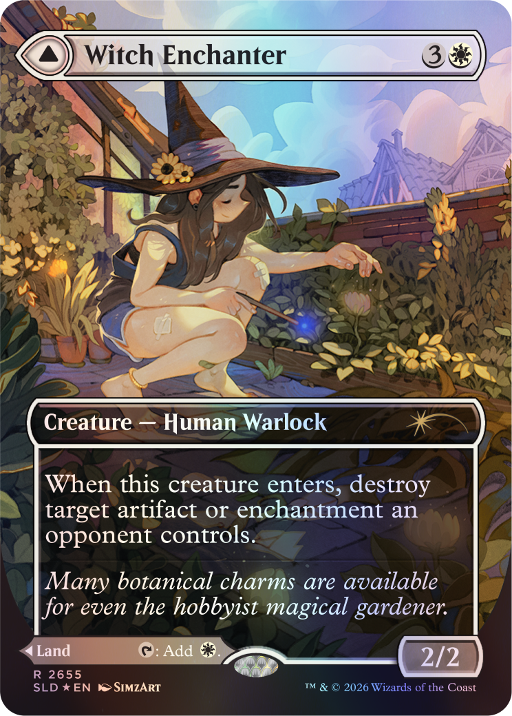 Foil MTG Secret Lair Witch's Familiar未開封 Secret Lair x Witch's Familiar Foil Edition | New | SLD Secret