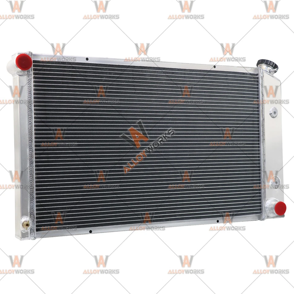4 Row Aluminum Radiator For 1970-1981 1978 Pontiac Firebird/Trans Am V8 I6 3.8 Foto 3 de 4
