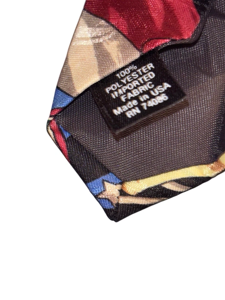Corbata vintage McDonald’s para hombre 100 % poliéster 58” corbata bandera coleccionable Foto 4 de 4
