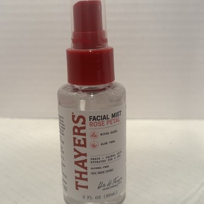 Thayers Rose Petal Facial Mist Witch Hazel Aloe Vera Toner 3 oz new
