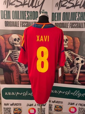 Spanien Heimtrikot Xavi #8   Europameister 2012   Größe XL   Sehr guter Zustand