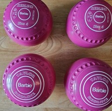 Thomas Taylor Redline bowls size 4 indoor/outdoor bowls - narrow to medium bias.