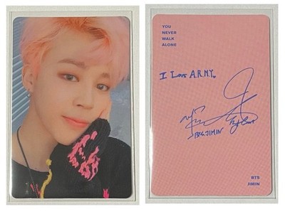 BTS JIMIN Official Photocard with Hard Case Sleeve