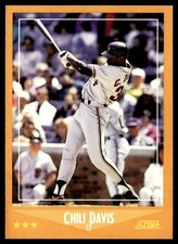 1988 Score Chili Davis San Francisco Giants #605