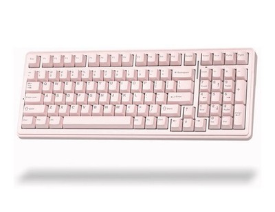 AULA F99 Wireless Mechanical RGB Gasket Mechanical Keyboard - Pink
