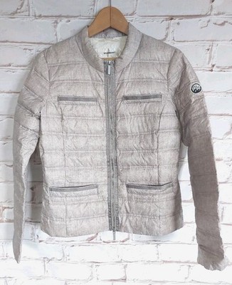 Beaumont Amsterdam Damen Jacke Jacket D36 S Grau/Beige Daunenjacke Daunen 90/10