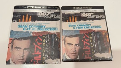 James Bond: Sean Connery 6-Film Collection [New 4K UHD Blu-ray] slipcover damage