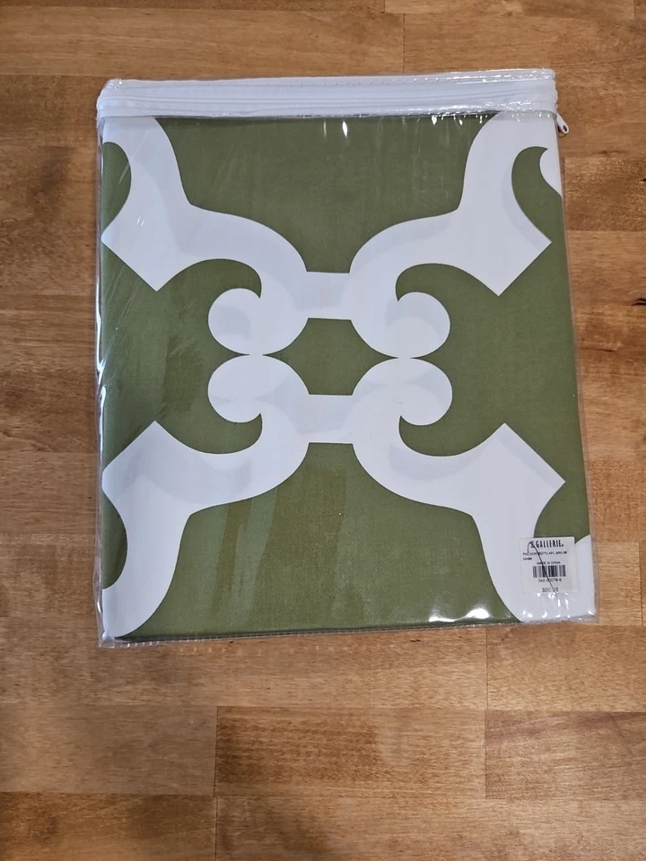 Painel de cortina (1) e fronhas de travesseiro padrão correspondentes Z Gallerie MONTECITO novo com etiquetas - Imagem 4 de 4