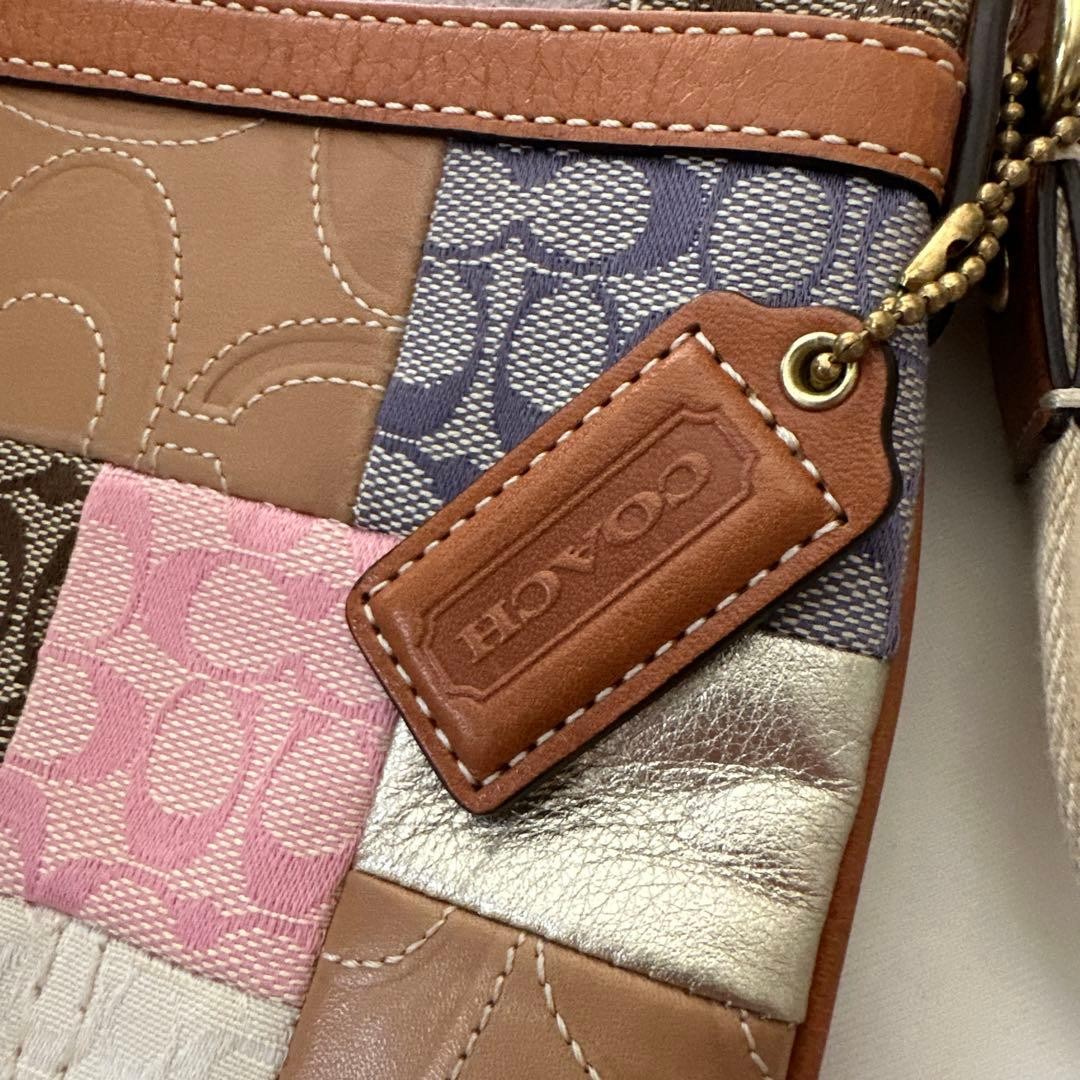 Coach Patchwork Multicolor Nylon Crossbody Bag, A… - image 6