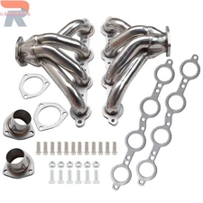 For LS1 LS2 LS3 LS6 LS7 4.8L 5.3L LS SS Hugger Manifold Headers Swap Conversion