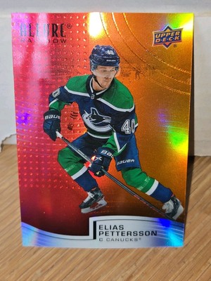 2021-22 UPPER DECK ALLURE RAINBOW RED ORANGE PARALLEL #R-83 ELIAS PETTERSSON