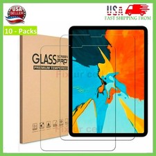 10-Packs For iPad Air 5 2022 10.9'' 5th Gen HD Tempered Glass Screen Protector