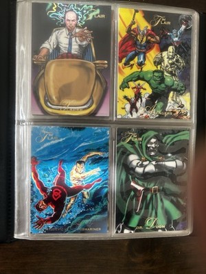  94 Flair Marvel Cards Mint          Make An Offer