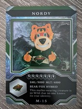 2021-22 Upper Deck MVP Mascots Nordy Hockey Insert Card #M-15 Minnesota Wild