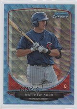 2013 Bowman Wrapper Redemption Blue Wave Refractor Matt Koch #BCP43 s4f