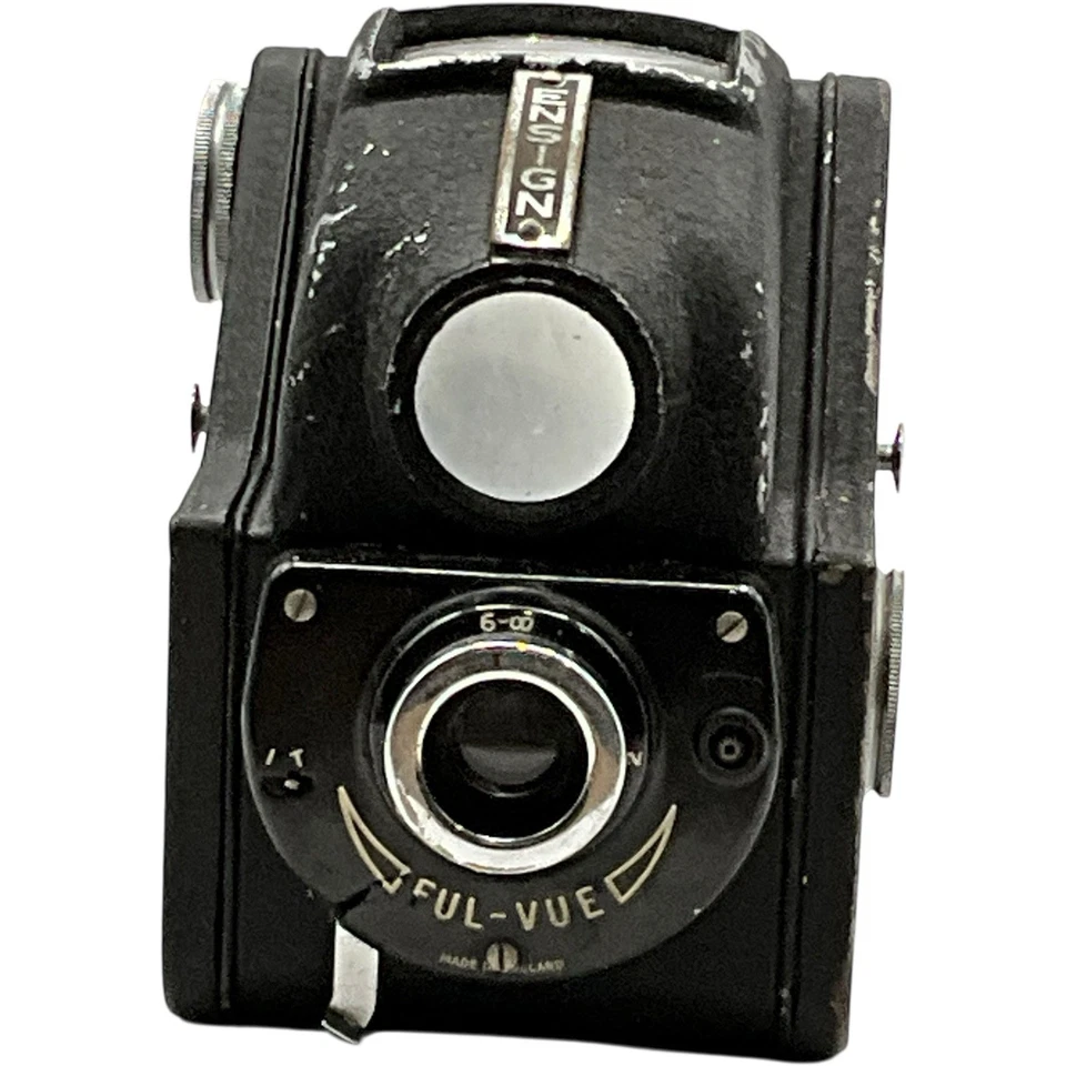 Ensign Ful-Vue Box Camera Made in England – Vintage 1940s Medium Format TLR Styl - Image 3 of 4