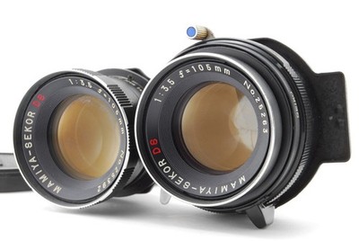 Near MINT] Mamiya Sekor DS 105mm F3.5 Blue Dot Lens TLR C330 C220