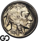 1928-D Buffalo Nickel 5C Gem BU, Full Horn Indian Head Five Cent
