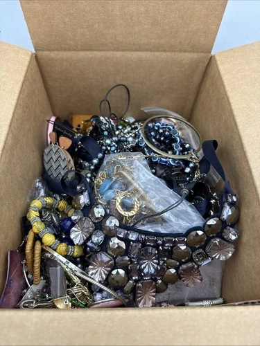 5 Pounds Mystery Jewelry Lot Vintage Costume Modern Wearable Craft Junk